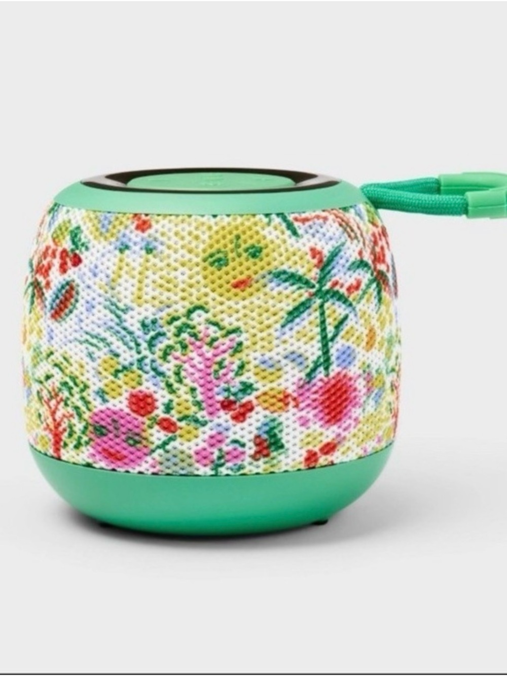 Roller Rabbit Floral Portable Bluetooth Speaker in Mint Green